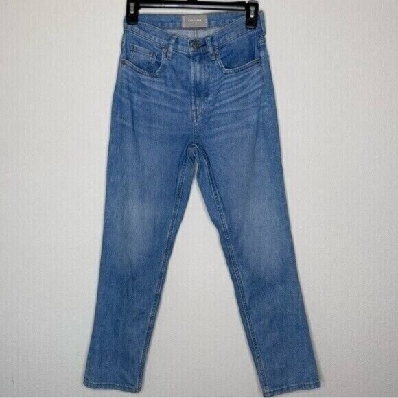 Everlane the cheeky jean light wash Size 24 Pre-owned - Picture 3 of 14